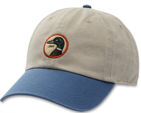 Duck Head Circle Patch Twill Hat — Navy, for everyday wear