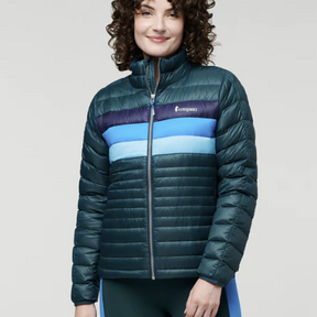 Cotopaxi Fuego Down Jacket Women's — lightweight red down jacket, for hiking, camping, and travel