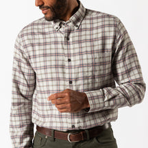Duck Head Cotton Flannel Sport Shirt — Plaid, for everyday wear