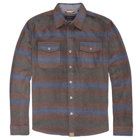 Dakota Grizzly Bowie Fleece Shirt — plaid, for everyday wear, hiking, and camping.
