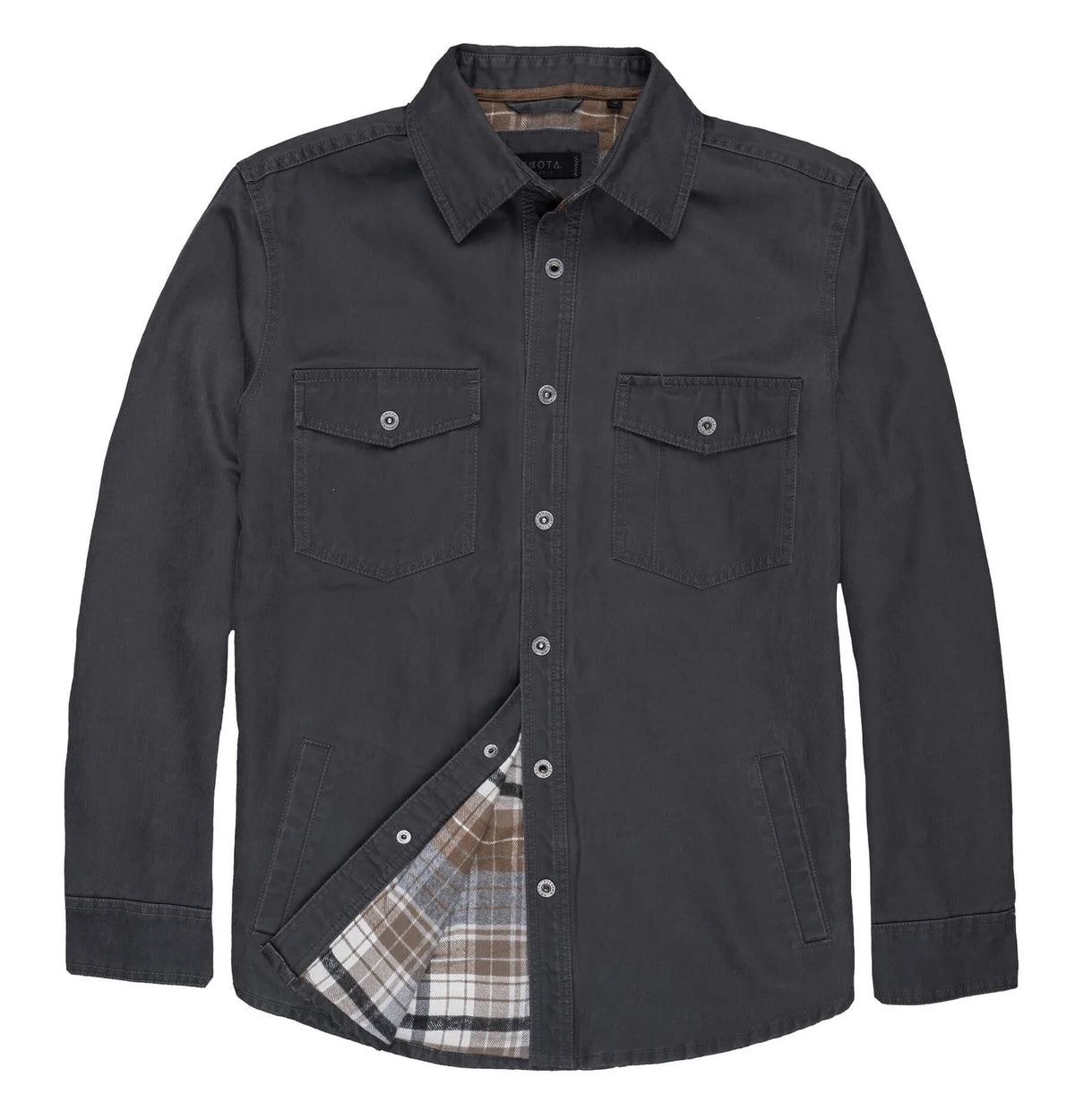 Dakota Grizzly Blaize Suede Shirt Jac — brown suede, for everyday wear