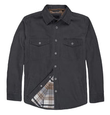 Dakota Grizzly Blaize Suede Shirt Jac — brown suede, for everyday wear