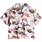 KAVU Sea La Vie — blue button-up shirt, for everyday wear, water activities, and travel