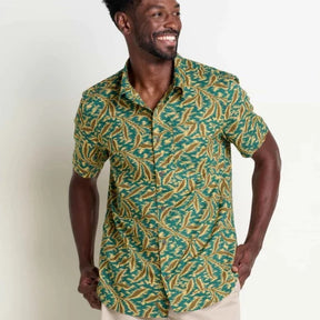 Toad & Co Fletch Short Sleeve Shirt — Plaid, for hike, everyday, travel