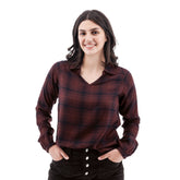 Moss Mountain Outfitters Aventura Eve Plaid Popover Top — Plaid, for everyday and travel
