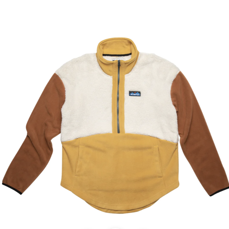 KAVU Timber Lane Fleece — forest green, for hiking, camping, and everyday wear