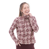 Moss Mountain Outfitters Aventura Dog-Walker Print Fleece Pullover — dog print, for everyday.