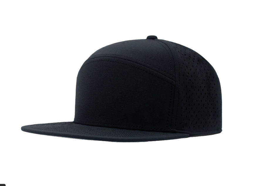 MELIN Trenches Icon Hydro — Black hat, for water activities and everyday wear.