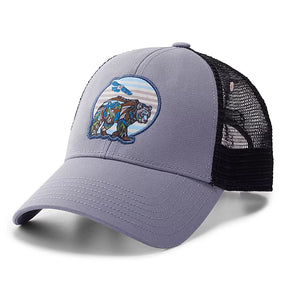 Smartwool Companion Trucker Hat — Blue, for hiking, everyday wear, and travel