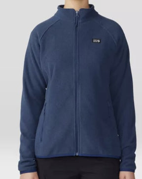 Mountain Hardwear Women's Microchill Full Zip Jacket — black, for everyday wear.