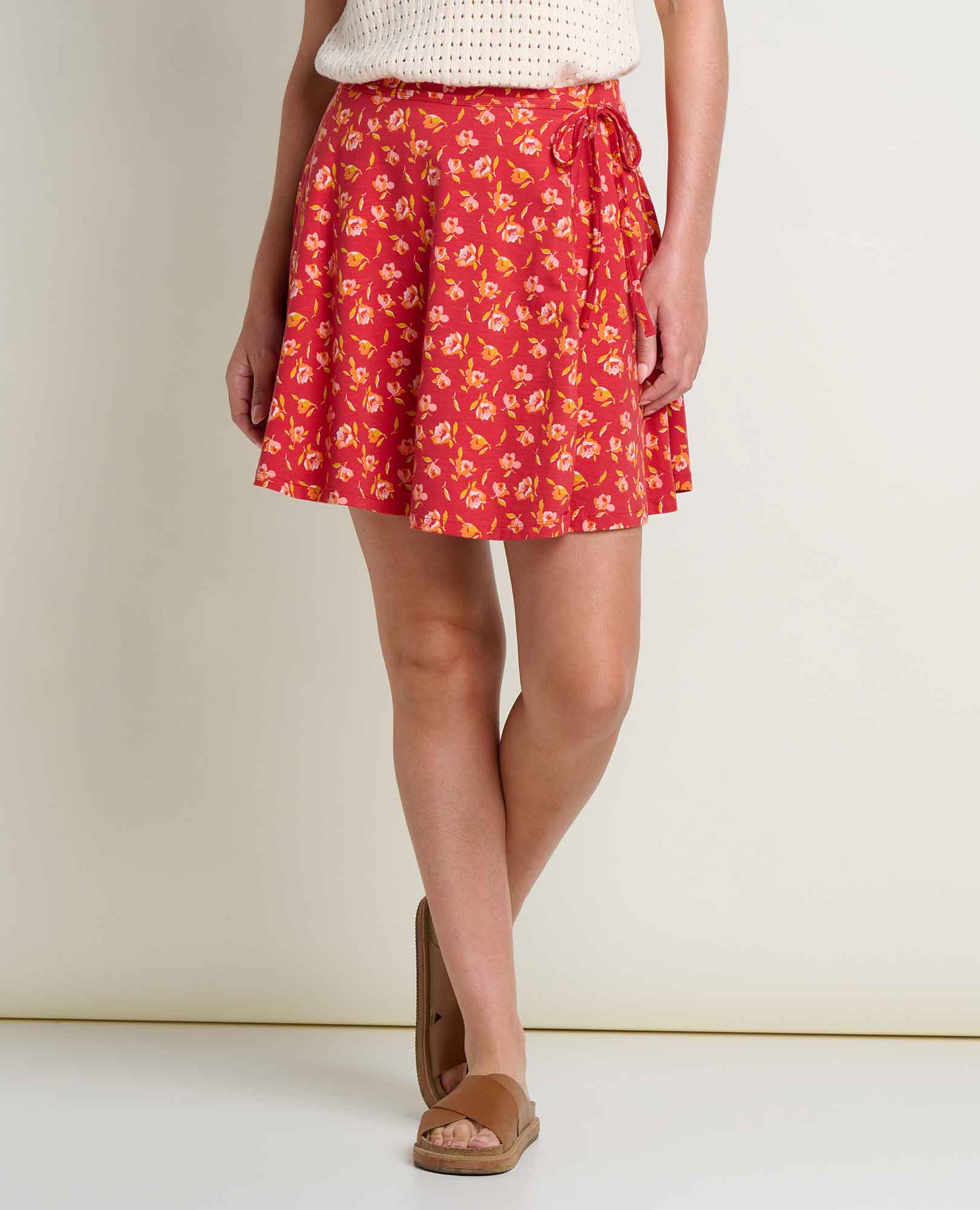 Toad & Co. Freesia Wrap Skirt by Moss Mountain Outfitters — floral print, for everyday wear