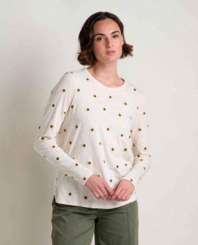 Toad & Co. Primo Long Sleeve Crew — heathered, for everyday travel