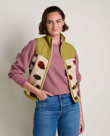 Toad & Co Women's Sespe Sherpa Vest — Cream sherpa, for everyday travel.