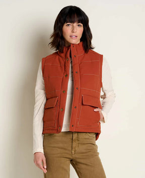 Toad & Co Women's Forester Pass Vest — Quilted, for everyday travel.