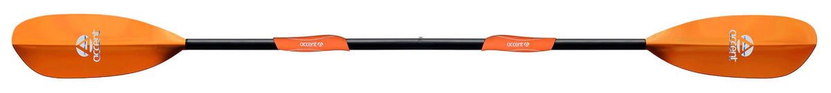 Accent Energy Aluminum Paddle — black and silver, for kayaking.
