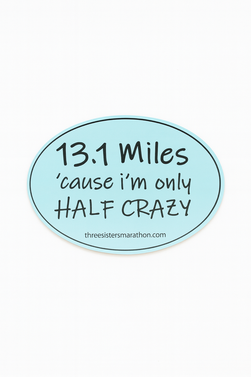 Official 2025 Three Sisters Marathon Sticker Collection