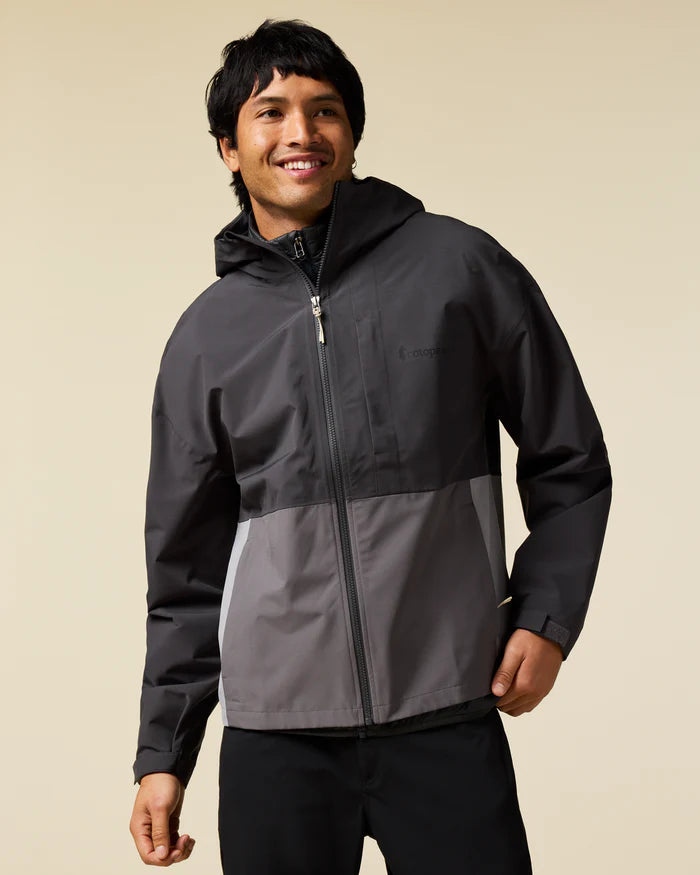 Cotopaxi Men's Cielo Rain Jacket — Moss, for hiking, travel, and everyday wear