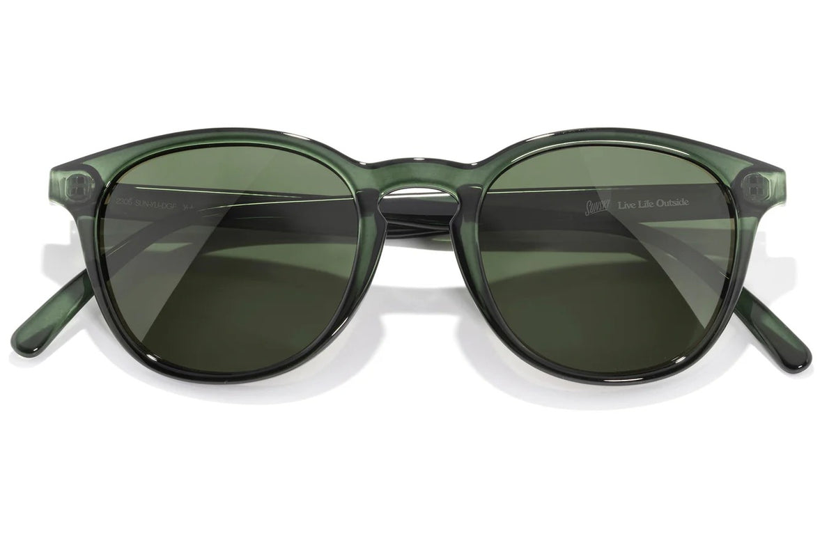 Sunski Yuba Polarized Sunglasses — Black, for everyday wear, hiking, and water activities