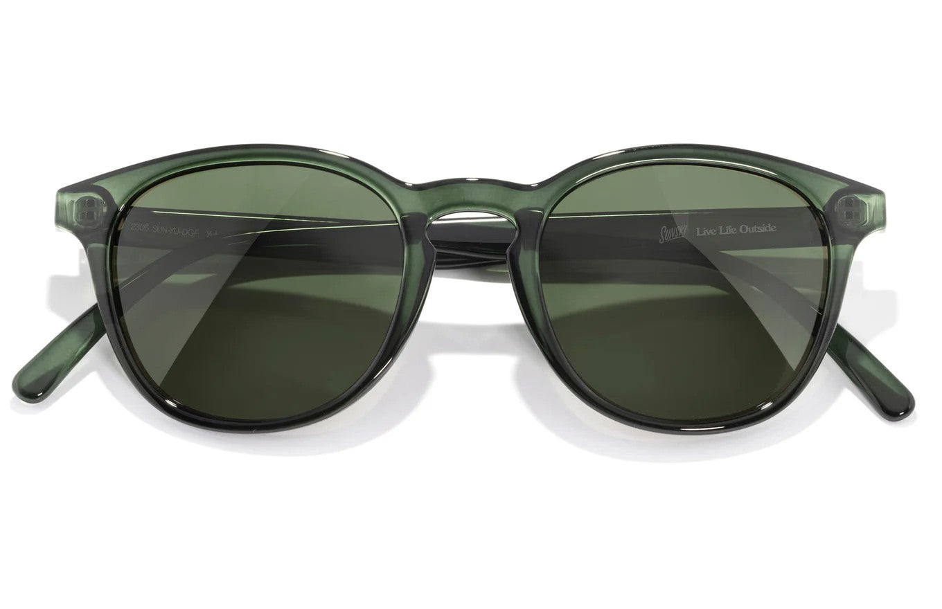 Sunski Yuba Polarized Sunglasses — Black, for everyday wear, hiking, and water activities