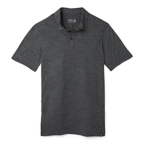 Smartwool Men's Merino Sport 150 Polo — gray, for everyday, hike, travel