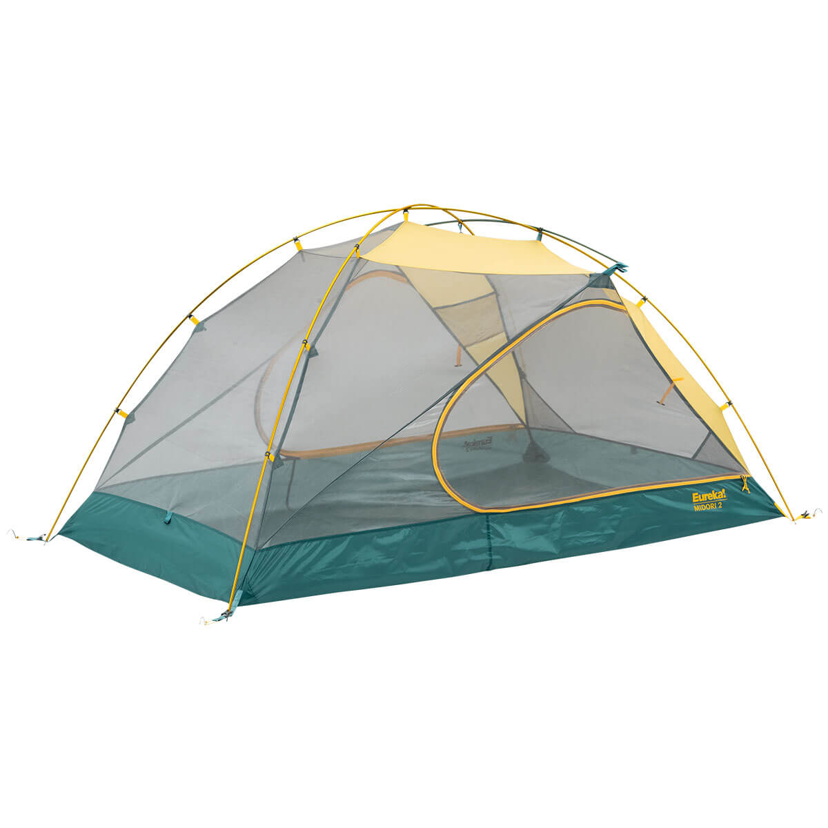 Eureka! Midori 2 Tent — green, for hiking and camping.