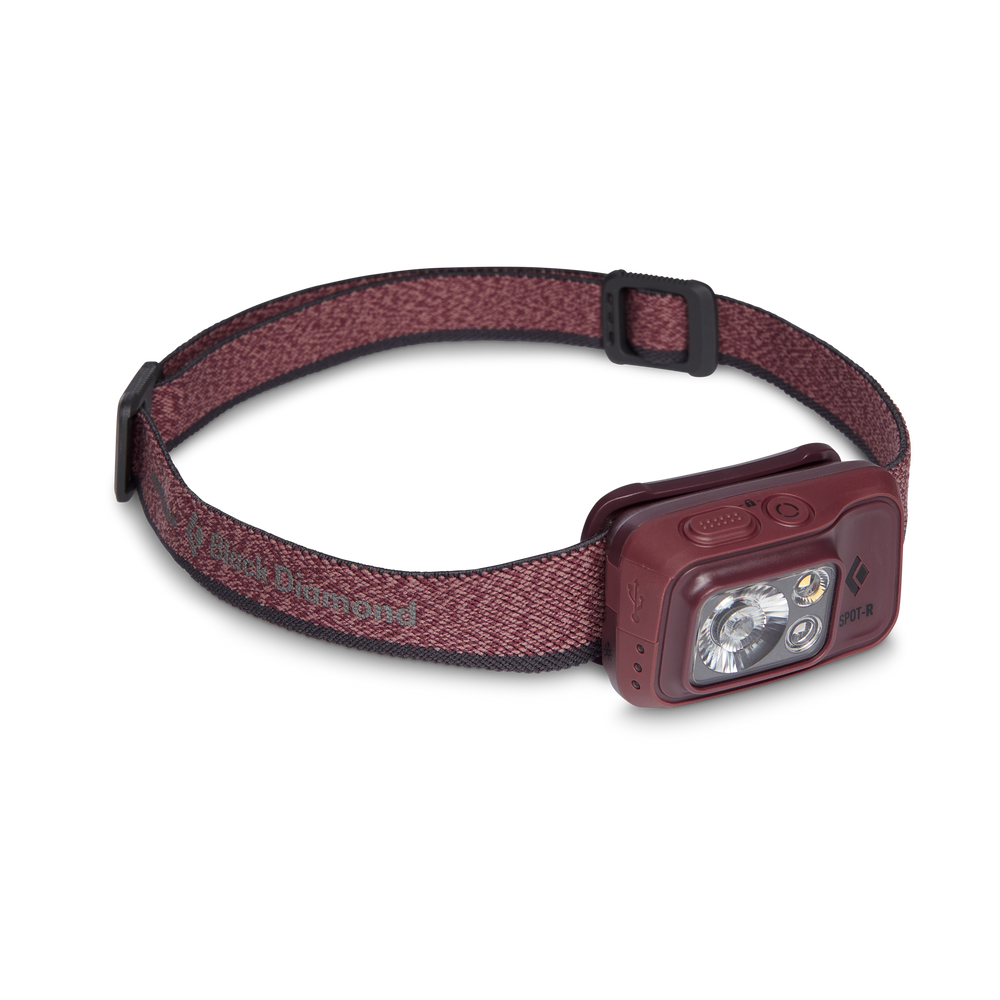 Black Diamond Spot 400-R Headlamp — Black, for hiking, camping, and climbing