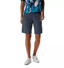 Mountain Hardwear Women's Dynama/2 Bermuda — Black shorts, for hiking, climbing, travel, and everyday wear.
