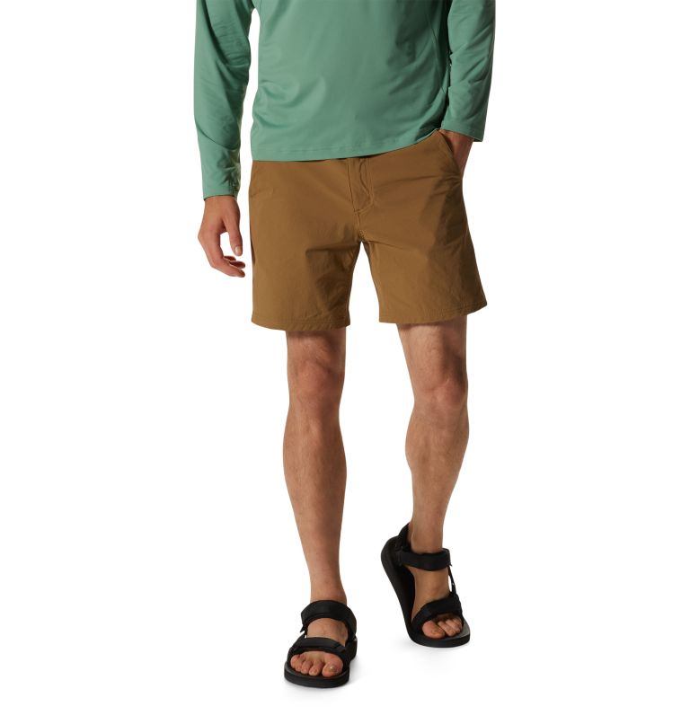 Mountain Hardwear Men's Basin Trek Short — Gray, for hiking and camping