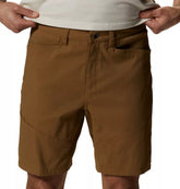 Mountain Hardwear Men's Hardwear AP Active Short — Gray, for hiking, camping, climbing, and travel