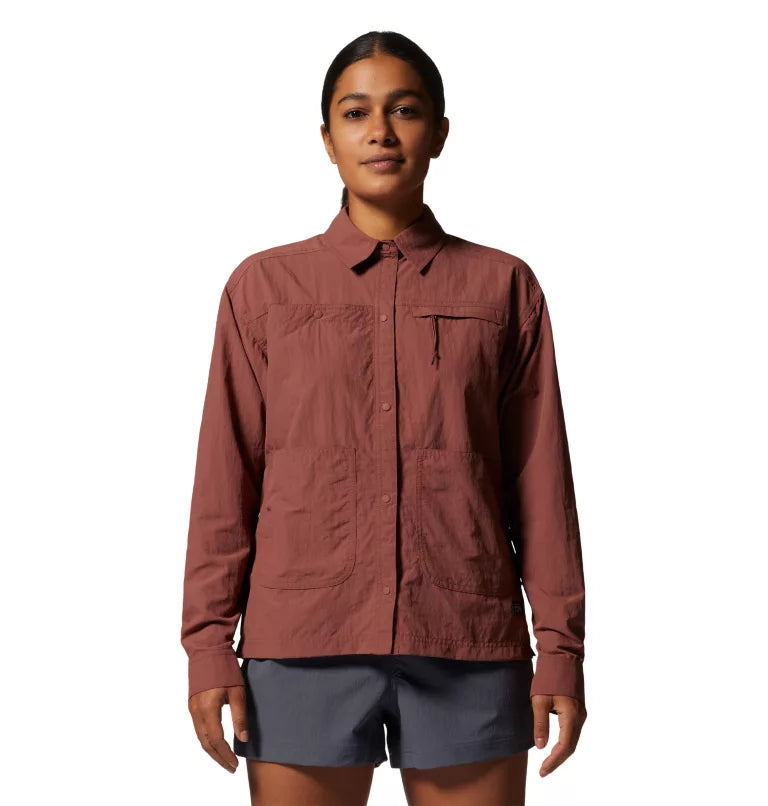 Mountain Hardwear Women's Stryder Long Sleeve Shirt — lightweight, for hiking, camping & travel