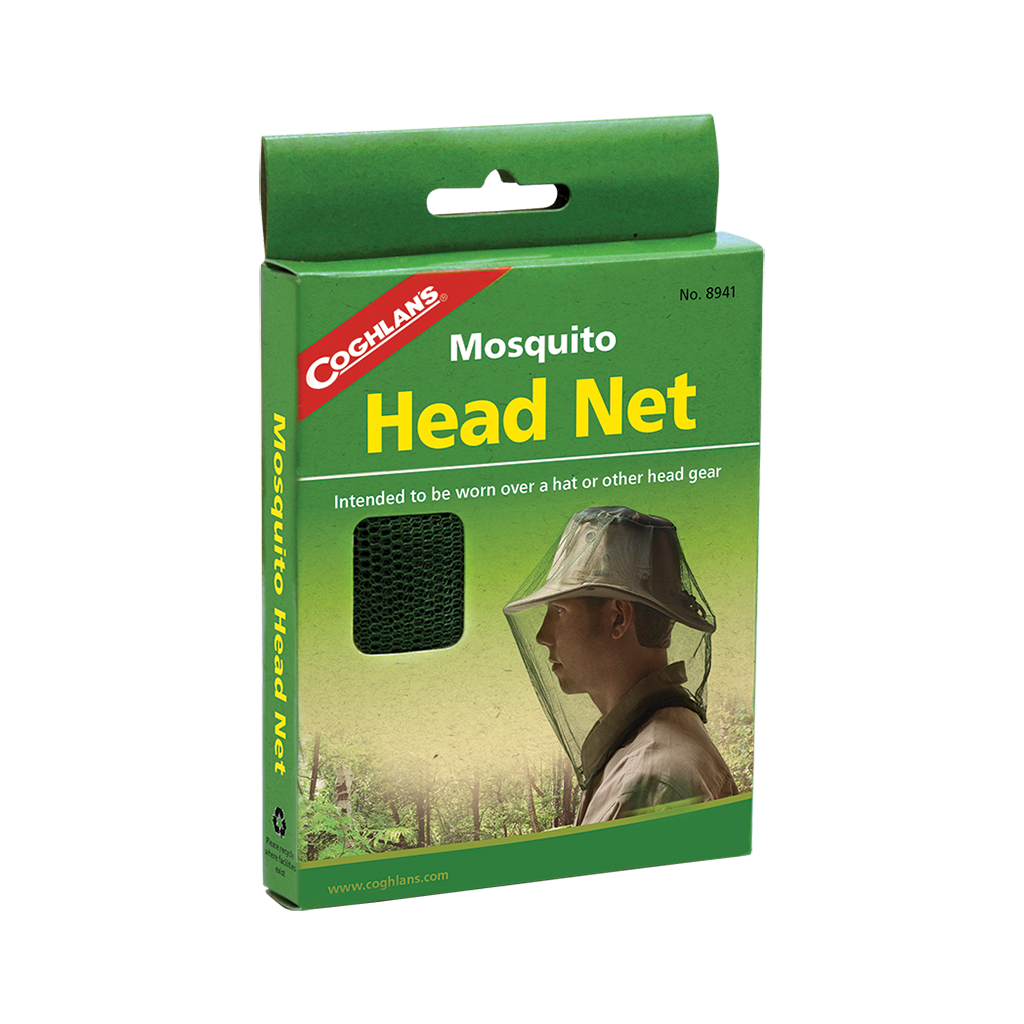 Coghlan's Mosquito Head Net — fine mesh, for hiking and camping.