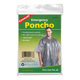 Coghlan's Emergency Poncho — Clear, for hiking, camping, everyday, and travel.