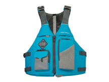 Astral E-Ronny PFD — black, for whitewater kayaking.