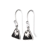 The Bearded Jeweler Mountain Dangle Earrings — sterling silver, for everyday.