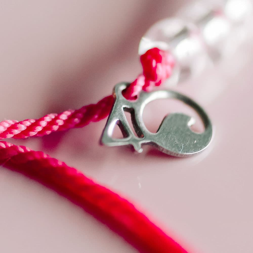 4Ocean Pink Flamingo Beaded Bracelet