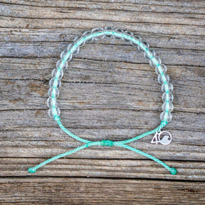 4Ocean Loggerhead Sea Turtle Beaded Bracelet — red and orange beads, for everyday wear.