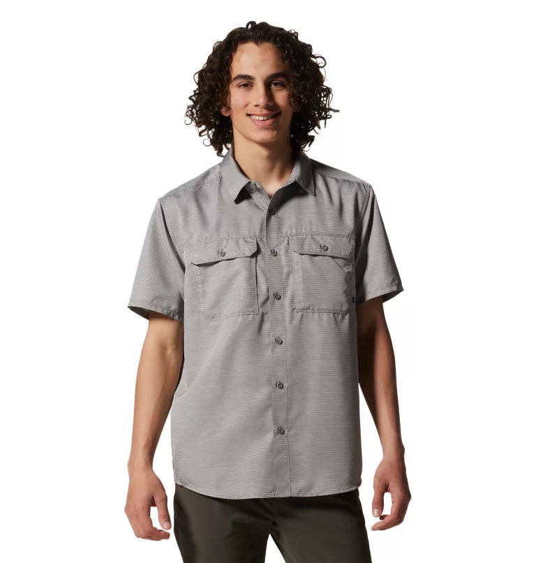 Mountain Hardwear Men's Canyon Short Sleeve Shirt — lightweight, for hiking, camping, travel, and everyday wear.
