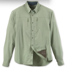 Dakota Grizzly Boone Stretch Shirt — Plaid, for everyday, travel, and fishing.