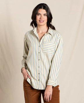 Toad & Co. Eddy Boyfriend Long Sleeve Shirt — relaxed fit, for everyday and travel