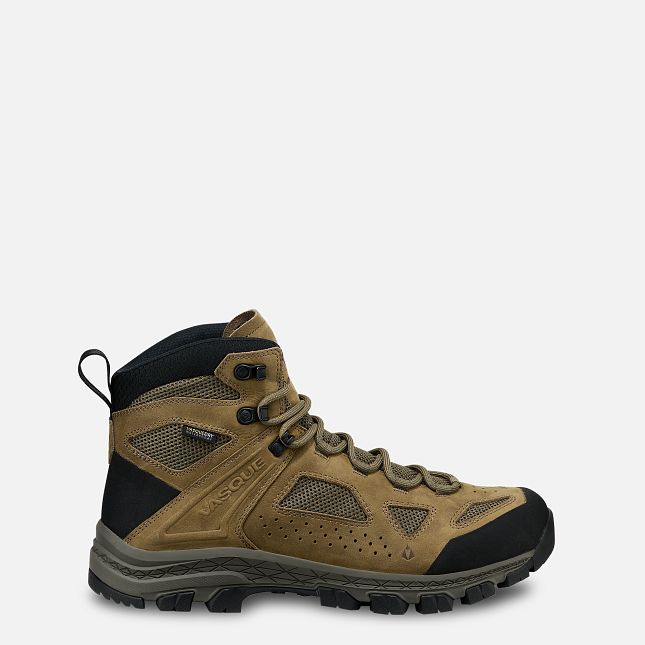 Vasque Breeze Men's Waterproof Hiking Boot — brown, for hiking