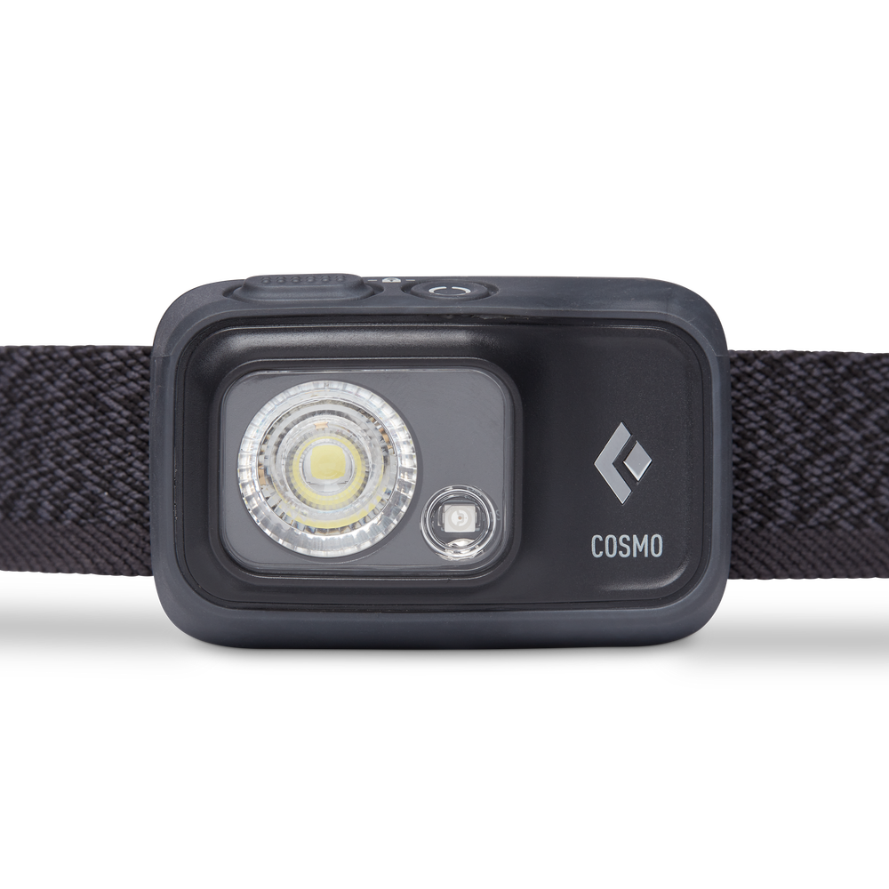 Black Diamond Cosmo 350 Headlamp — Black, for hike, camp, everyday