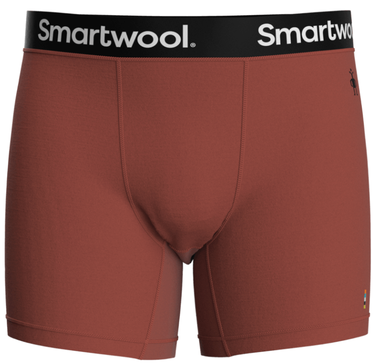 Smartwool Men's Merino Sport 150 Boxer Brief — Black, for hiking, everyday wear, and travel