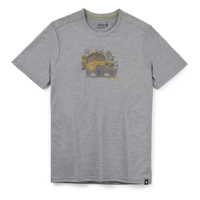 Smartwool Men's Merino Sport 150 Overland Adventure Tee — graphic, for everyday, hike, travel