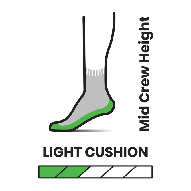 Smartwool - Women's Hike Light Cushion Zig Zag Valley Mid Crew Socks