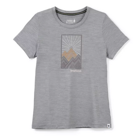 Smartwool Women's Merino Sport Alpine Start Tee — graphic, for hiking, everyday, and travel